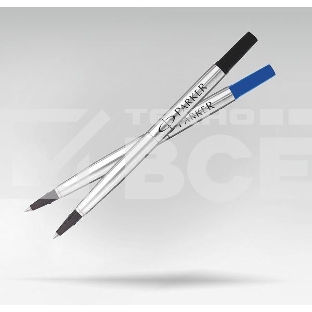 Стержень роллер Parker Quink Z01 (CW1950325) M 0.7мм, черные чернила, блистер (2шт)