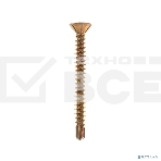 Саморез оконный KRANZ сверло, 3.9х38, желтый цинк, короб (500 шт./уп.), фото3