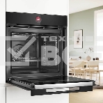 Встраиваемый духовой шкаф Bosch HBG9742B1S с 14 режимами нагрева,контроль температуры от 30 °C до 300 °C,объем 71 л, фото4