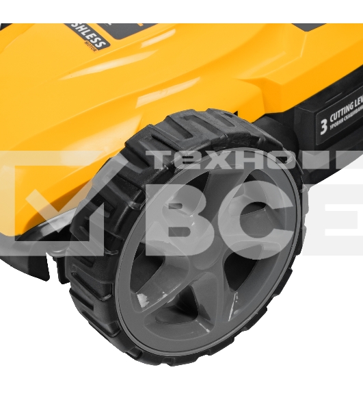 Портативная аккумуляторная газонокосилка CLM-22, Li-ion, 20В, 220 мм   Denzel