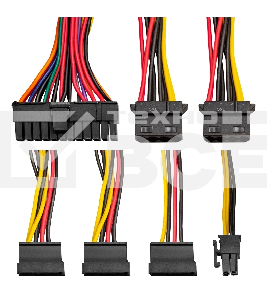 Компьютерный корпус Miditower ExeGate EX261448RUS CP-601 Black, ATX, (CP350W, 80мм), 2хUSB, Audio