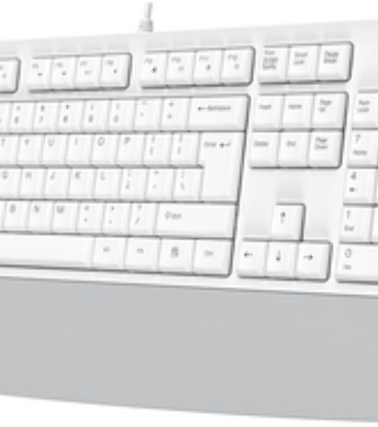 Клавиатура A4Tech Fstyler FK20 проводная, USB Type-A, белый