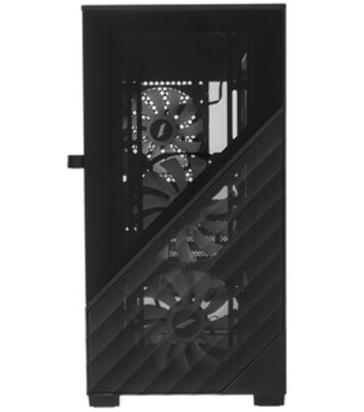 Компьютерный корпус 1STPLAYER DK D7 черный mATX 3x120мм LED fans D7-BK-3F1