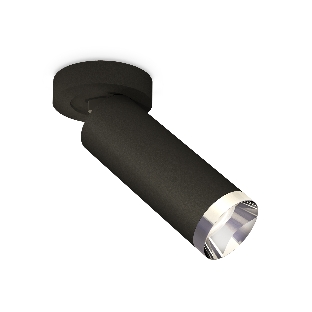 Светильник Ambrella Light XM6343202 SBK/PSL черный песок/серебро полированное MR16 GU5.3 (A2229, C6343, N6132)