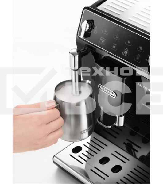 Кофемашина автоматическая DeLonghi ETAM 29.510.B чёрный, исп. кофе - зерновой/молотый, 1.3 л, 1450 Вт, 15 Бар.