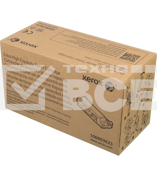 Картридж лазерный Xerox 106R03623 черный для Xerox WC 3330/3335/3345 MFP 15000 стр.(Channels)