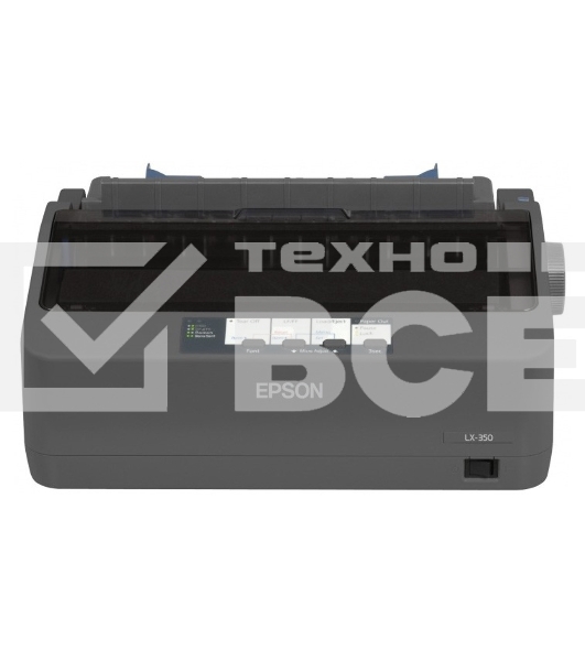 Принтер матричный Epson LX-350 (C11CC24031/C11CC24032), (А4, 357 cps (12 cpi), USB, LPT, COM)