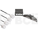 Парковочный Радар Digma DCK-100S 4 датчика 22мм серебристый, фото 1