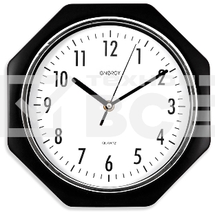 Часы настенные кварцевые Energy модель ЕС-06 восьмиугольные