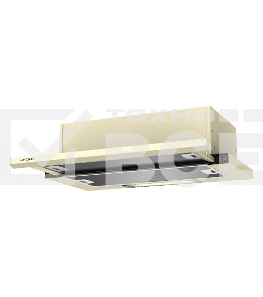 Вытяжка Krona KAMILLA slim 600 ivory (2 мотора)