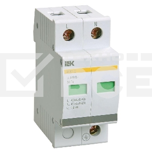 Ограничитель перенапряжения ОПС1-C 2P ИЭК MOP20-2-C