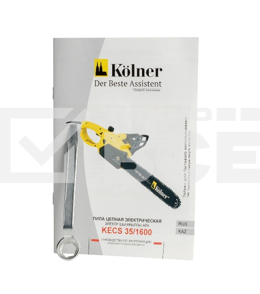 Пила цепная электрическая KOLNER KECS 35/1600 1600Вт, длина шины 14
