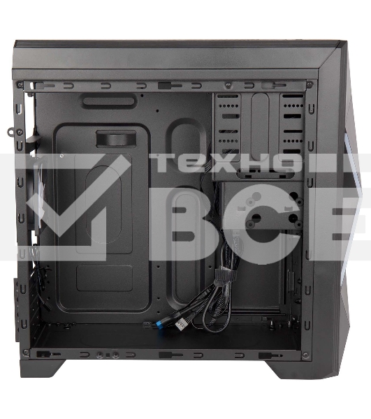 Компьютерный корпус Hiper A68 черный без БП ATX 1x92mm 2xUSB2.0 1xUSB3.0 audio bott PSU