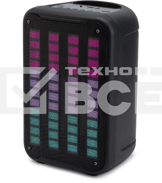 Минисистема Hyundai H-MC1204 черный 10Вт FM USB BT micro SD