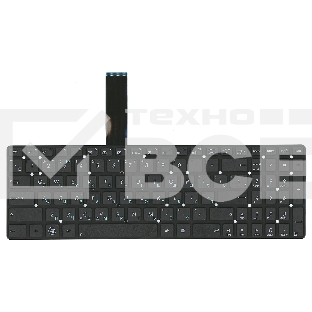 Клавиатура для ноутбука Asus K55 черная без рамки