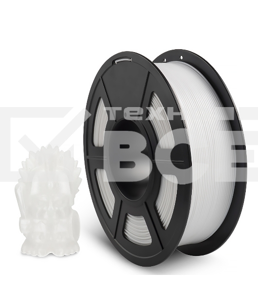 Филамент NVPRINT PETG White для 3D печати диаметр 1.75мм  длина 330 метров  масса 1 кг