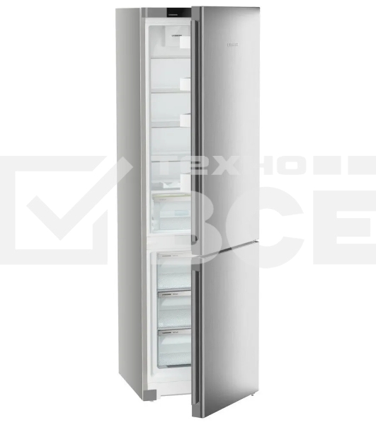 Холодильник Liebherr CNsfd 5703-22 001 Pure серебристый SteelFinish двухкамерный 266/94л морозилка снизу