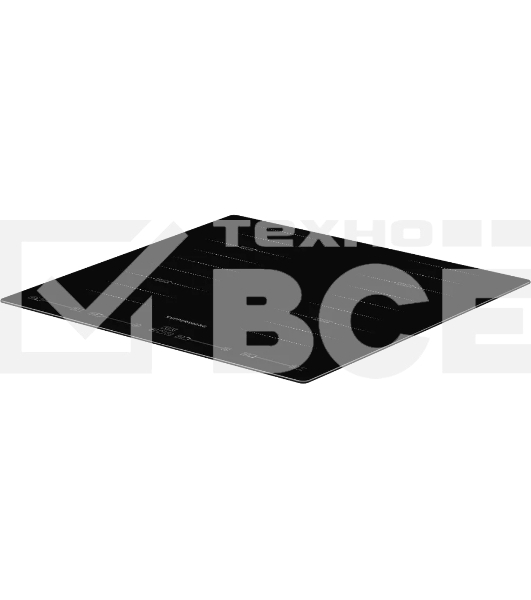 Встраиваемая электрическая панель Kuppersberg ICS 644 60 см, индукция, 4 конфорки, Flexi-zone, черный цвет