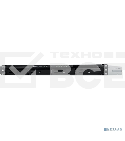 СХД стоечное исполнение 4BAY 1U NO HDD RS822RP+ SYNOLOGY