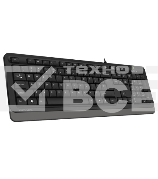 Клавиатура проводная A4Tech Fstyler FK10, USB, черный/серый