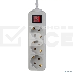 Сетевой удлинитель Perfeo (PF_A4681) 'POWERMATE' - 3 роз - 5 м - белый, фото 1