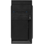 Компьютерный корпус Minitower ExeGate BAA-105U2-01-UNS350 (mATX, БП UNS350 с вент. 12см, 2*USB+2*USB 3.0, аудио, черный), фото10