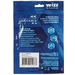 Кабель HDMI C-HM-HM-0.5M Wize,0.5 м, v.2.0, 19M/19M, позол.разъемы, экран, черный, пакет, фото5
