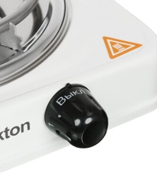 Плита настольная электрическая Blackton Bt HP101W белый, количество конфорок 1шт