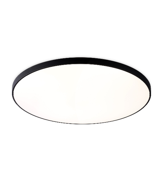 Потолочный светодиодный светильник Ambrella light FZ1227 BK черный IP44 43W 4200K D455*60 (Без ПДУ)