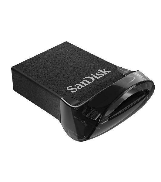 Флешка USB SanDisk CZ430 Ultra Fit (SDCZ430-016G-G46), 16Gb, USB 3.1, R/W 130/40, черный