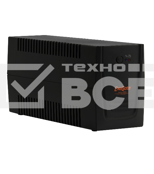 Источник бесперебойного питания ExeGate EX279215RUS Power Back BNB-450<450VA, Black, 2 евророзетки>