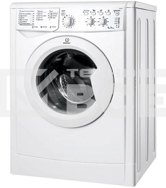 Стиральная машина Indesit IWSC 6105 белый, загрузка фронтальная 6 кг, 1000 об/мин., класс: А