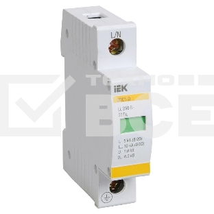 Ограничитель перенапряжения ОПС1-C 1P ИЭК MOP20-1-C