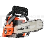 Пила цепная бензиновая PATRIOT PT 385, 38cc, 2.0л.с., шина 14