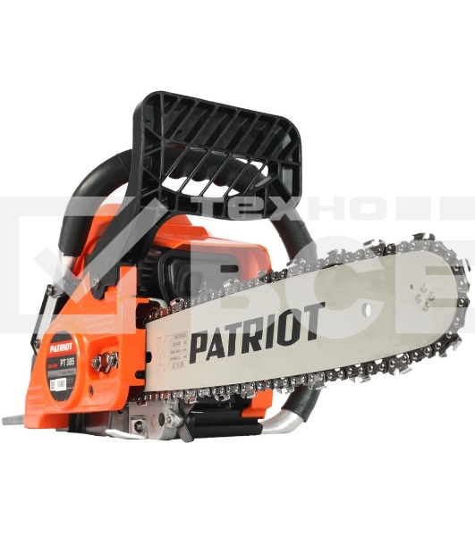 Пила цепная бензиновая PATRIOT PT 385, 38cc, 2.0л.с., шина 14