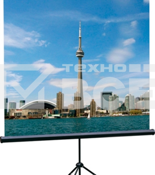 Экран на треноге Lumien 160x160см Eco View LEV-100105 1:1 напольный рулонный