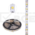 Лента LED 5 м 12 В 5050 2700 К IP65 60 LED/м для БП с клеммами LAMPER, фото 1