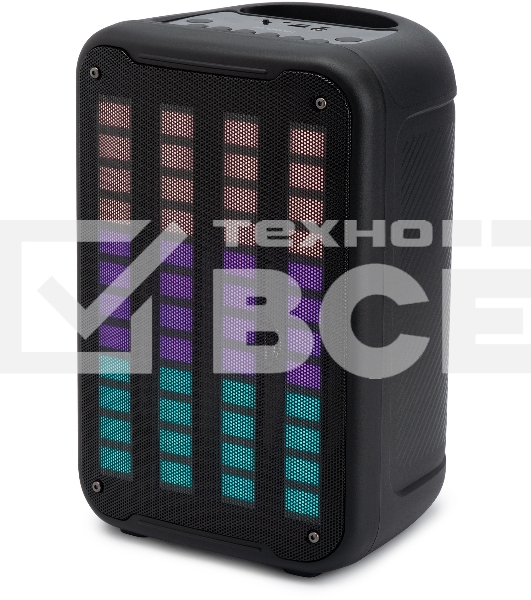 Минисистема Hyundai H-MC1204 черный 10Вт FM USB BT micro SD