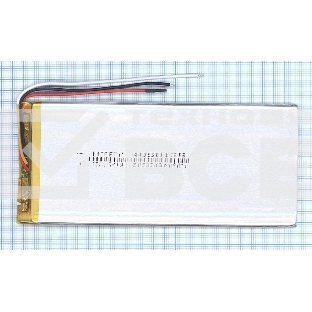 Аккумулятор Li-Pol (батарея) 4*58*125мм 3pin 3.7V/3500mAh