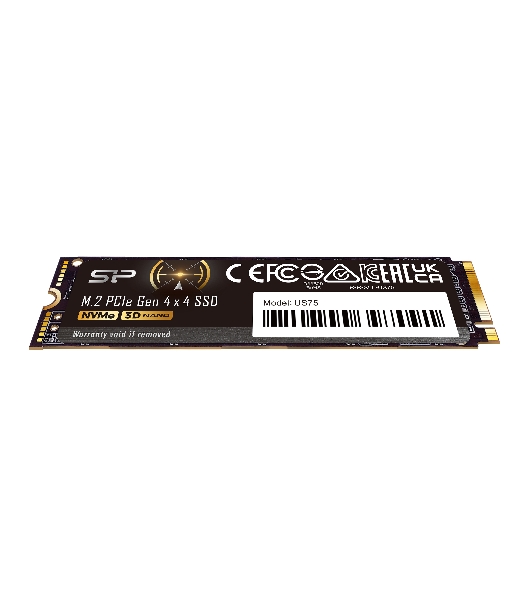 Накопитель SSD Silicon Power US75 SP02KGBP44US7505, 2Tb, PCIe 4.0 x4, M.2 2280, NVMe, R/W 7000/6500