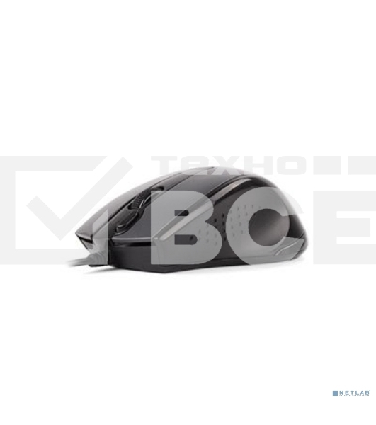 Мышь проводная A4Tech N-500FS черный, 1200 dpi, USB, кнопки - 4
