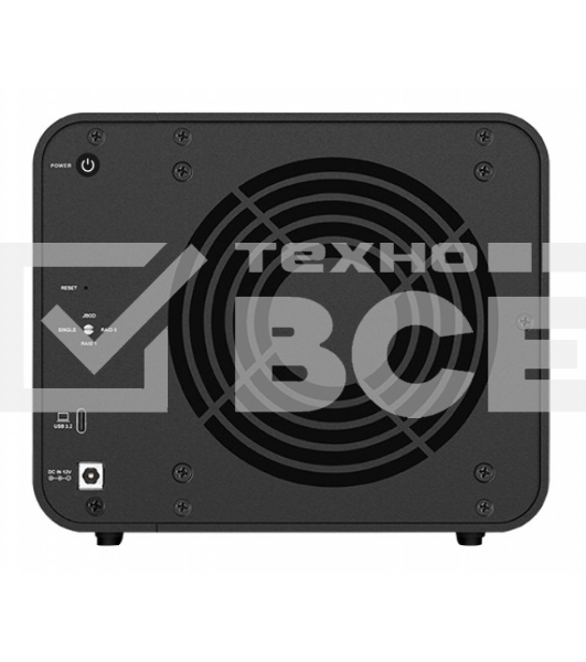 Сетевое хранилище TerraMaster D5 Hybrid DAS tower/RAID 0, 1, JBOD, SINGLE/up to (4xHDD + 4xM.2 SSD)/2xUSB3.2 Gen2/1xPS/1YW