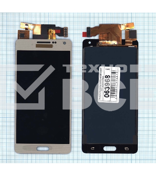 Дисплей для Samsung Galaxy A5 SM-A500F в сборе с тачскрином TFT золотистый