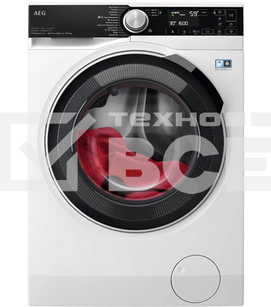 Стирально-сушильная машина AEG LWR85165O белый загр.фронтальная макс.:10кг 1551об/мин класс: A