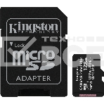 Флеш карта microSDHC 128GB microSDXC Kingston <SDCS2/128GB> Class10 UHS-I Canvas Select up to 100MB/s с адапт., фото8