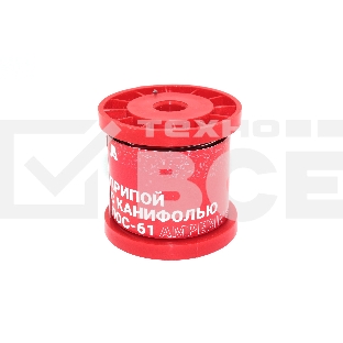 Припой с канифолью ПОС-61 Amperin S61-210R диаметр 2 мм 100 г.