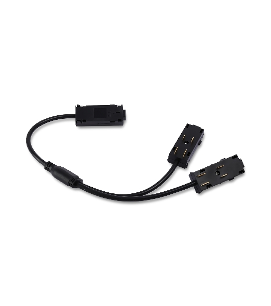 GL1114 BK черный коннектор питания T-образный для шинопровода Magnetic 220V 250*150*18