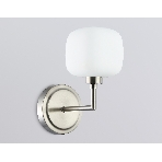 Настенный светильник Ambrella light LH53007 SN/FR сатин никель/белый матовый G9 max 40W 195*120*230, фото6