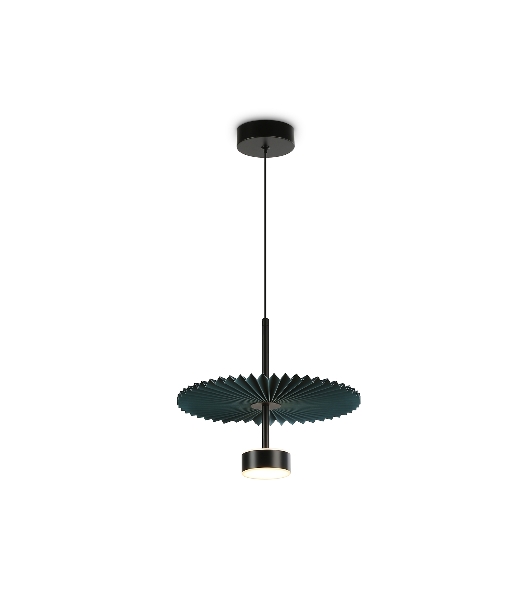 Светильник Ambrella light LH72605 BK/DB черный/синий 6W 3000K D300*260-1770