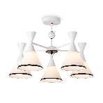 Светильник Ambrella light TR3165/5 WH/BK белый/черный E27/5 max 60W D580*380, фото6